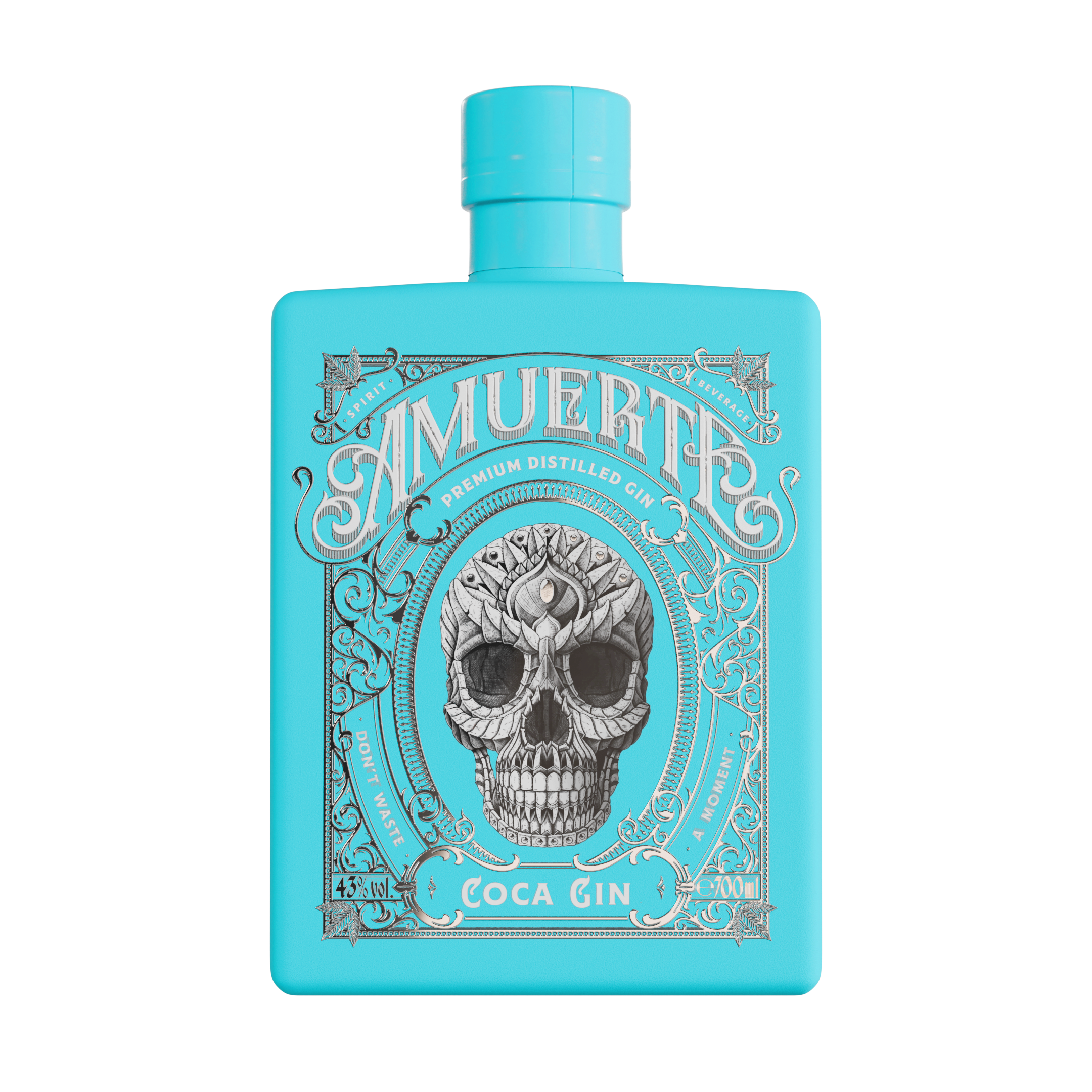 Gin Amuerte Light Blue 70cl | Premium Coca Leaf Gin Esotico | PFChampagne