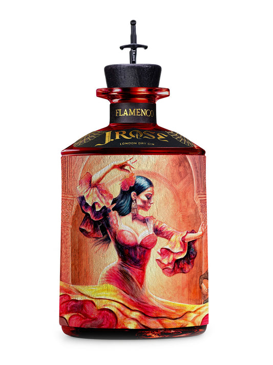 Gin J.Rose Flamenco 70cl – Gin Premium Italiano di Lusso