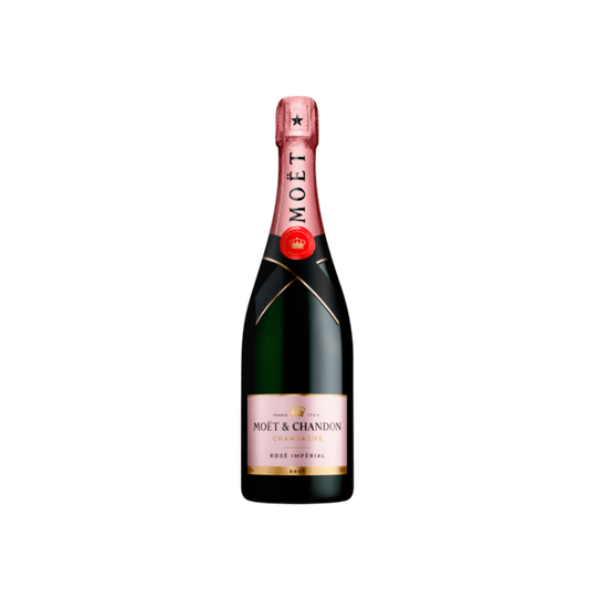 Moët & Chandon Rosé Impérial champagne 75cl con colore rosa brillante elegante
