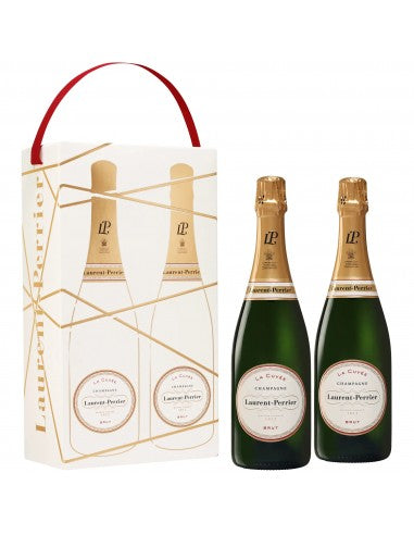Laurent‑Perrier Champagne Brut La Cuvée – Astuccio 2 Bottiglie 75 cl