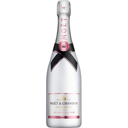 Moët & Chandon Ice Impérial Rosé champagne 75cl servito con ghiaccio stile estivo